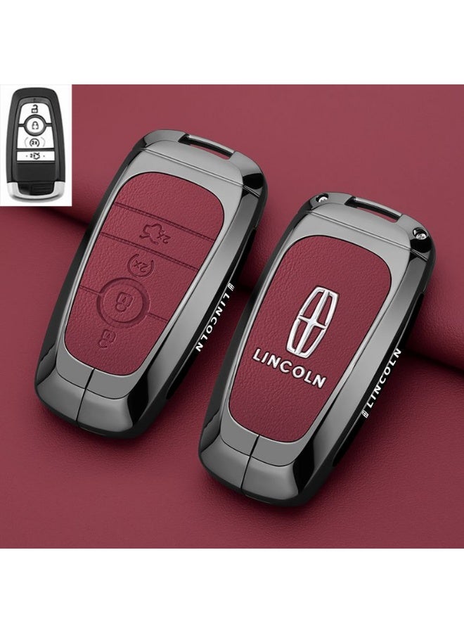 Lincoln High end car key protection case suitable for Lincoln adventurers, 24/25 Navigator Z, Navigator, and Aviator car key shell cases - Image 1